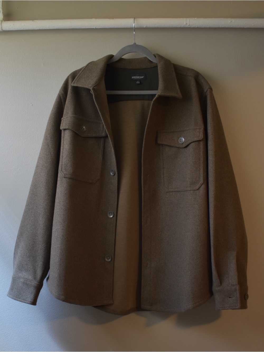 Men's Brown Fall Jacket - Lightweight Layer